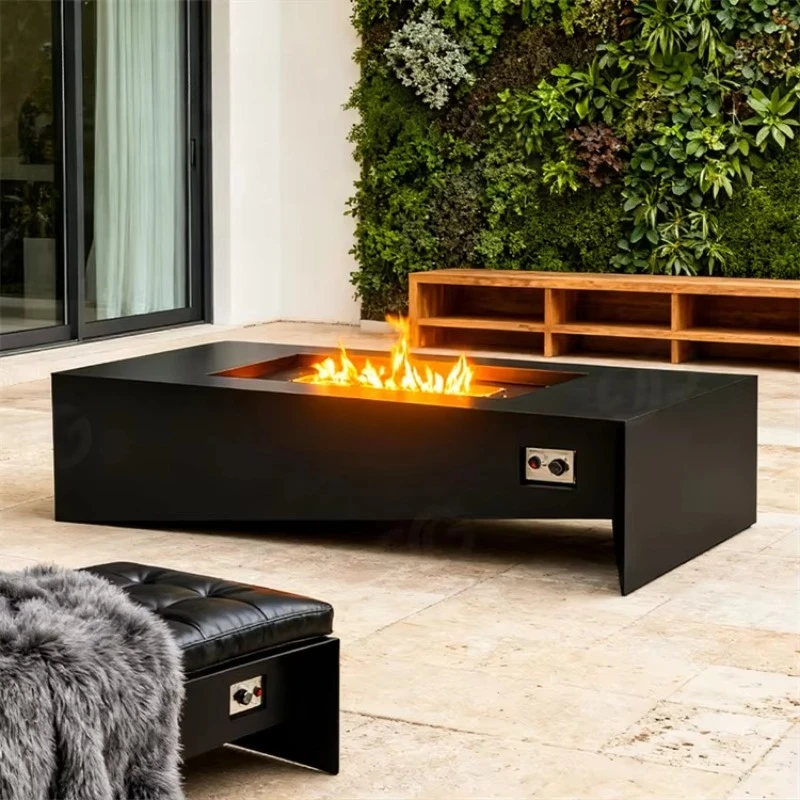 Hot Sale Outdoor Metal Propane Burning Garden Patio Gas Smokeless Fire Pit