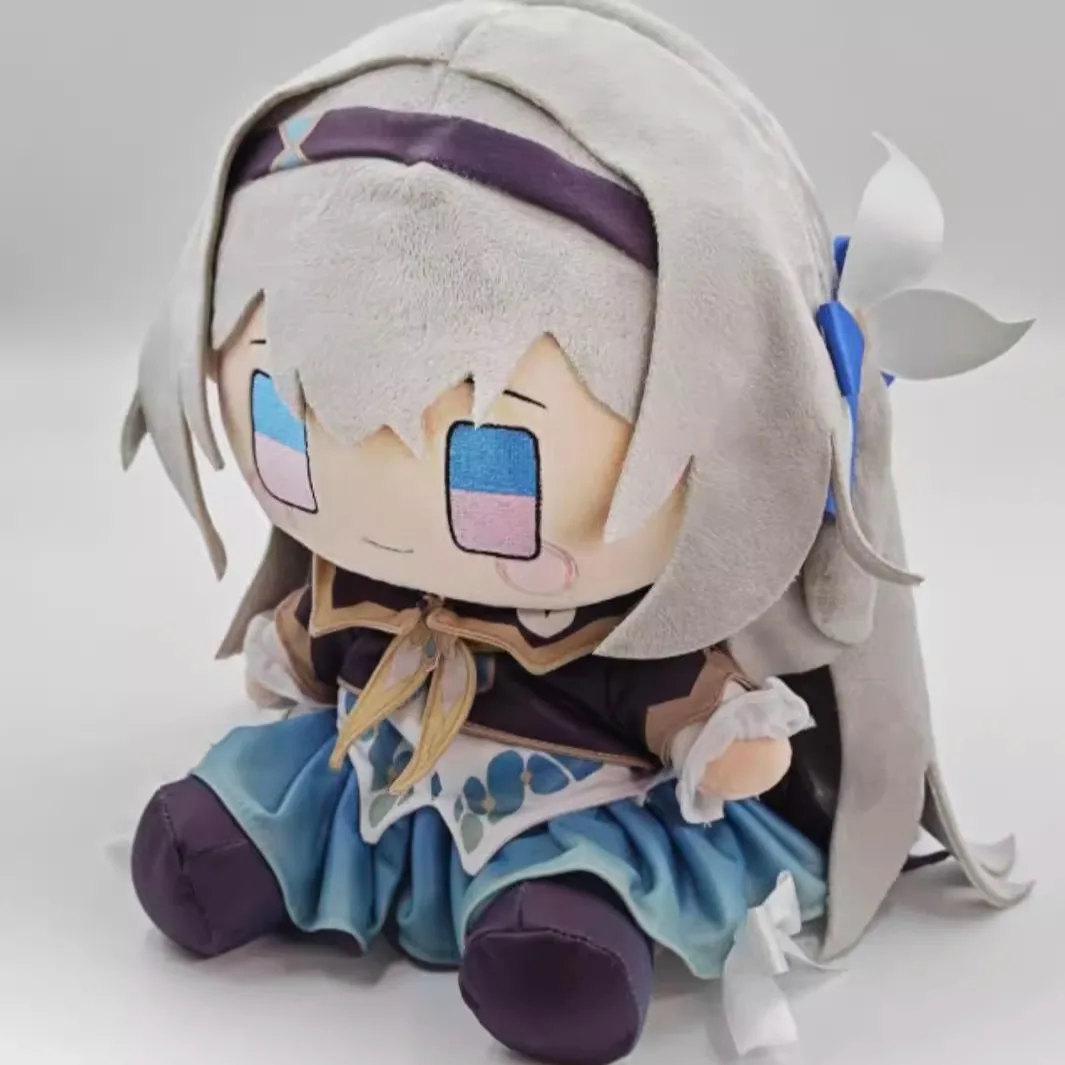 Honkai-Star Rail Firefly Recheado Sentado Posição Plushie, travesseiro de pelúcia, adorável brinquedo Anime para crianças, roupas de boneca, 30cm