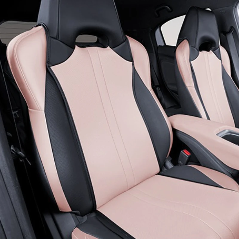 Custom Fit Breathable Leather Seat Cushion Covers Compatible with BYD Seagull Dolphin Mini Surf Airbag Compatible