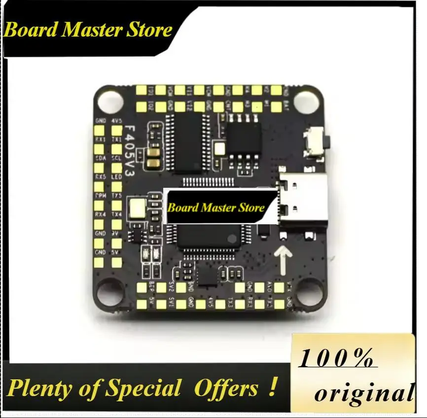BoMaSF405 V3 BLS 50A 20x20 Flight Controller FC&ESC Stack 4in1 ESC Wireless FC&ESC Stack For RC Drone FPV Freestyle Drone