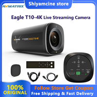 AVMATRIX Eagle T10-4K Live Stream Camera With 10X Zoom Autofucos Lens Wide-angle Shots 1/2.8\