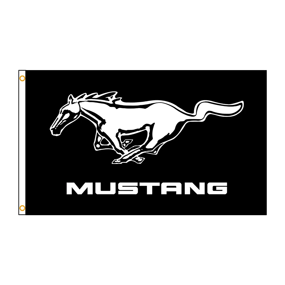 3Jflag  90x150cm mustang automobile Car SUV Flag Race car Off-road vehicle Sports car Interior decoration banner tapestry