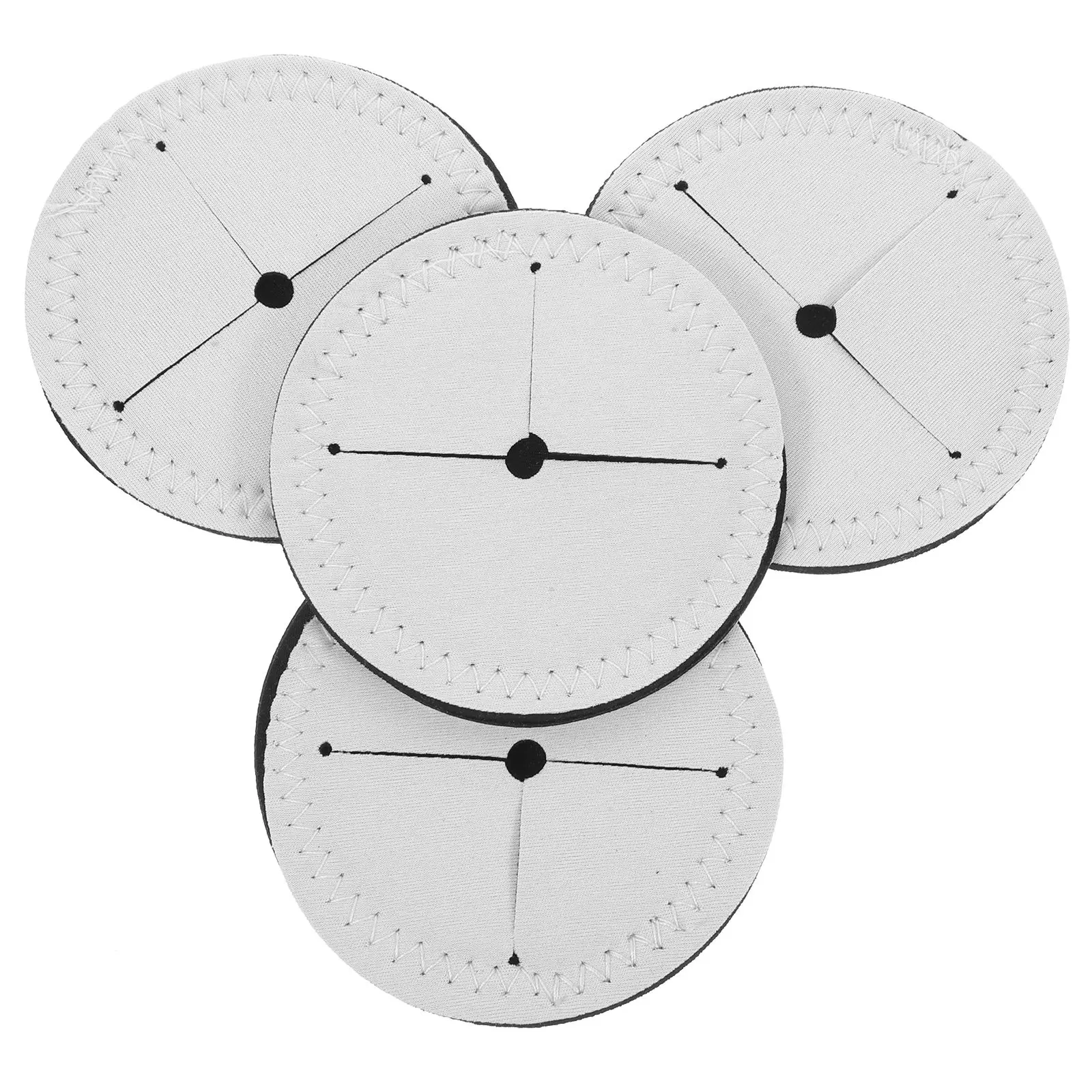 Kreative Form Untersetzer Rote Getränke Praktische Tassenmatten-Sets Sublimationskelch