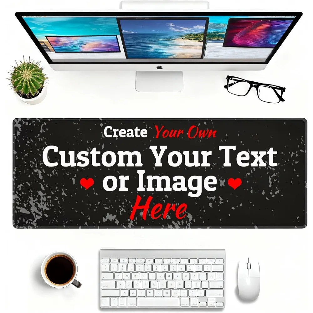Custom Mouse Pad Print Diy Large Playmat Gaming Customized Mat XXL Size Gamer Office Mousepad OEM Logo Bulk Discounts Desk Mat