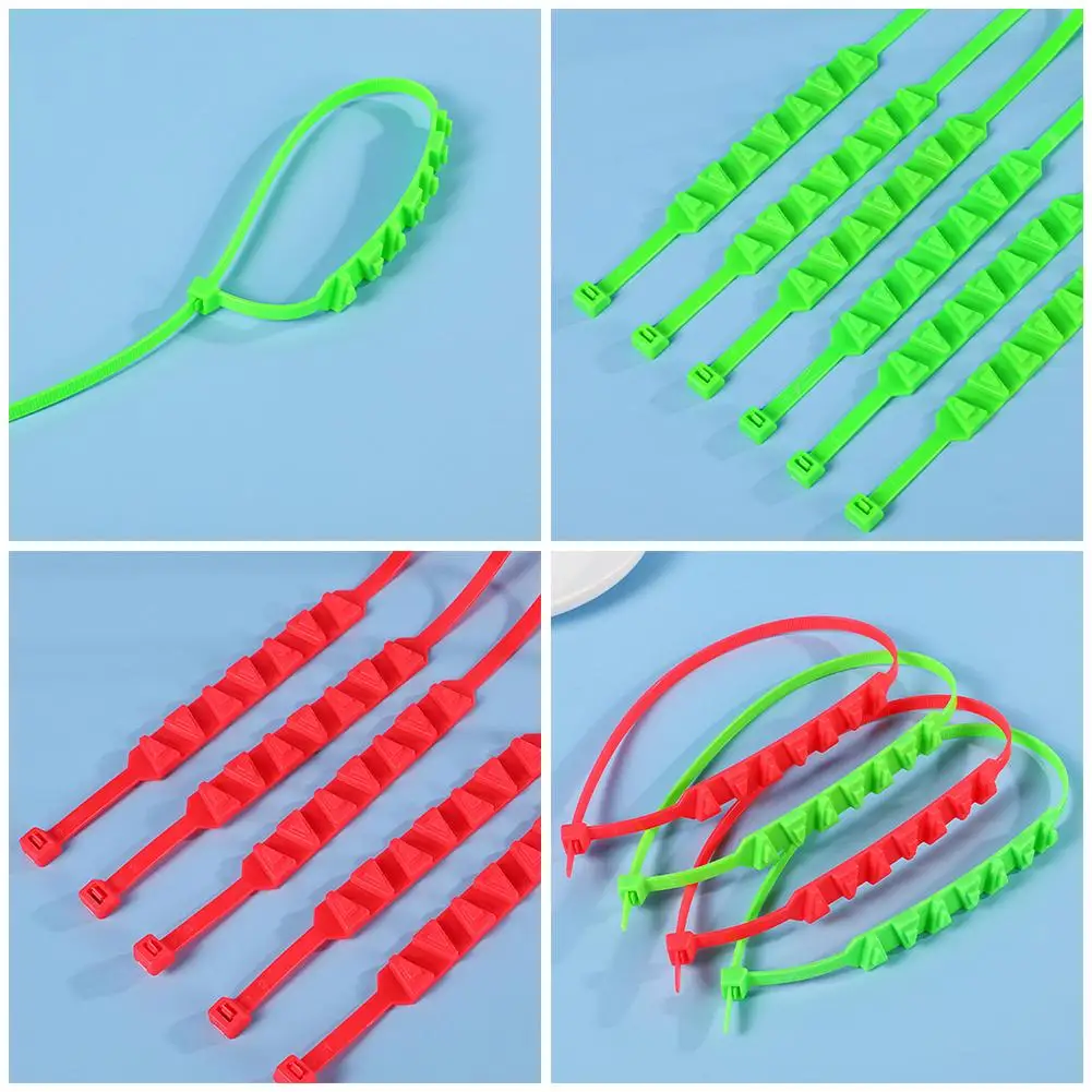 10/20/100pcs Moto antiscivolo Cravatta Catene per pneumatici Per l'inverno Anti-Skid Catene da neve Cravatte riutilizzabili Strumenti di catena per pneumatici di emergenza