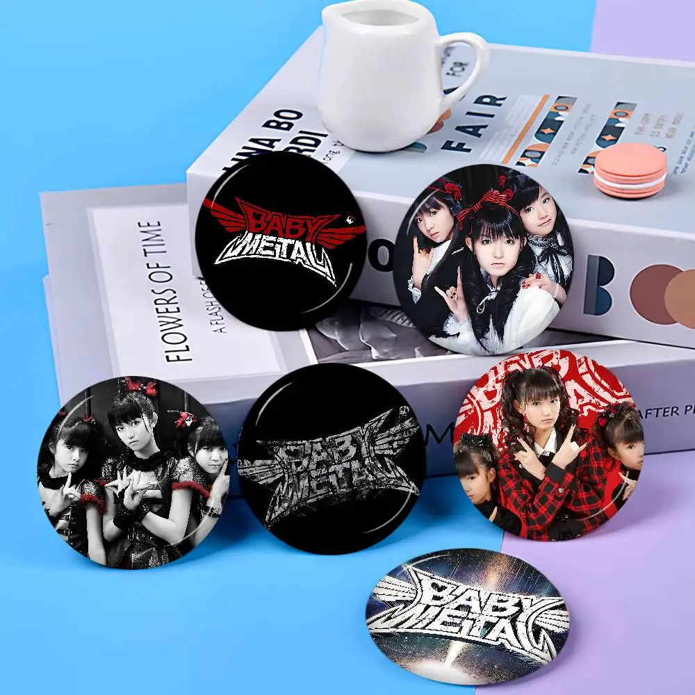 Japanese B-BABYMETAL Band Music New  Brooches Soft Button Pin Funny Silly Gnarpy on A Skateboard Meme Badge Gamer Collection