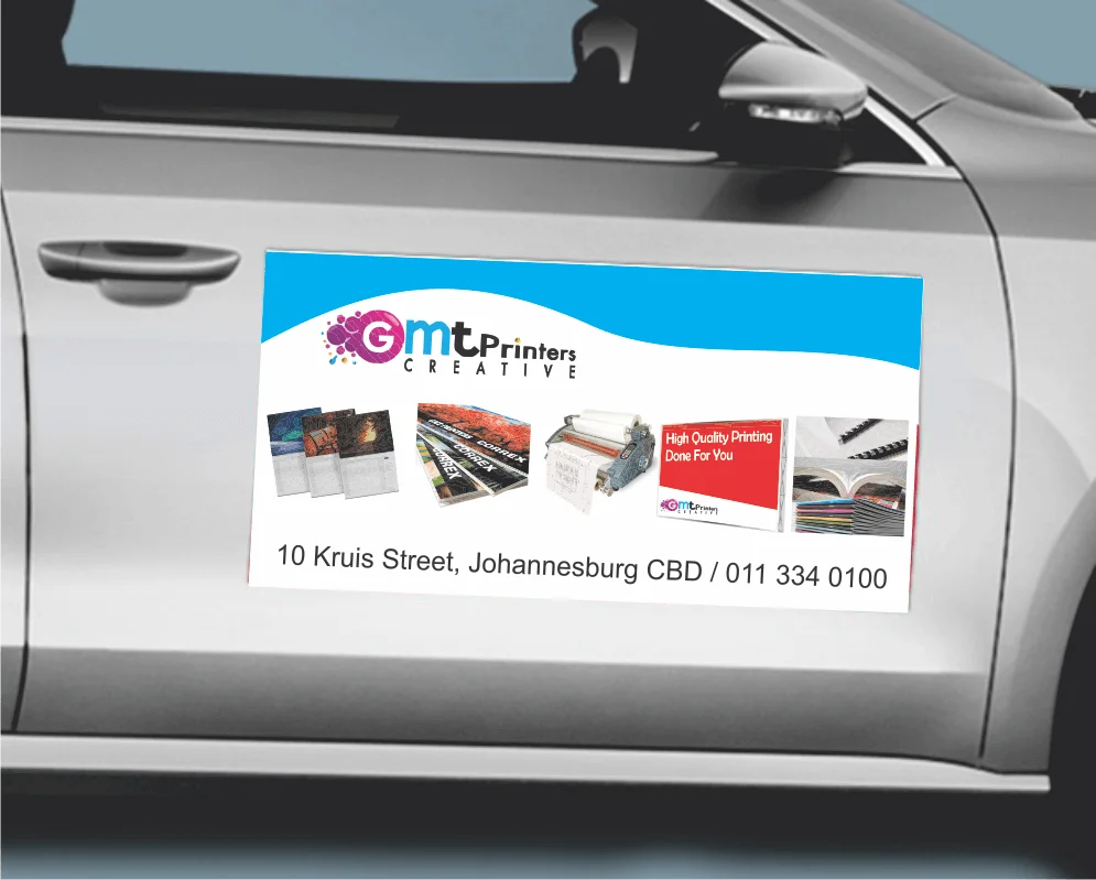 Custom Bumper Door Car Magnets Signs Poster for Business Removable Advertise Signs for Car Magnetic Stickers view 3