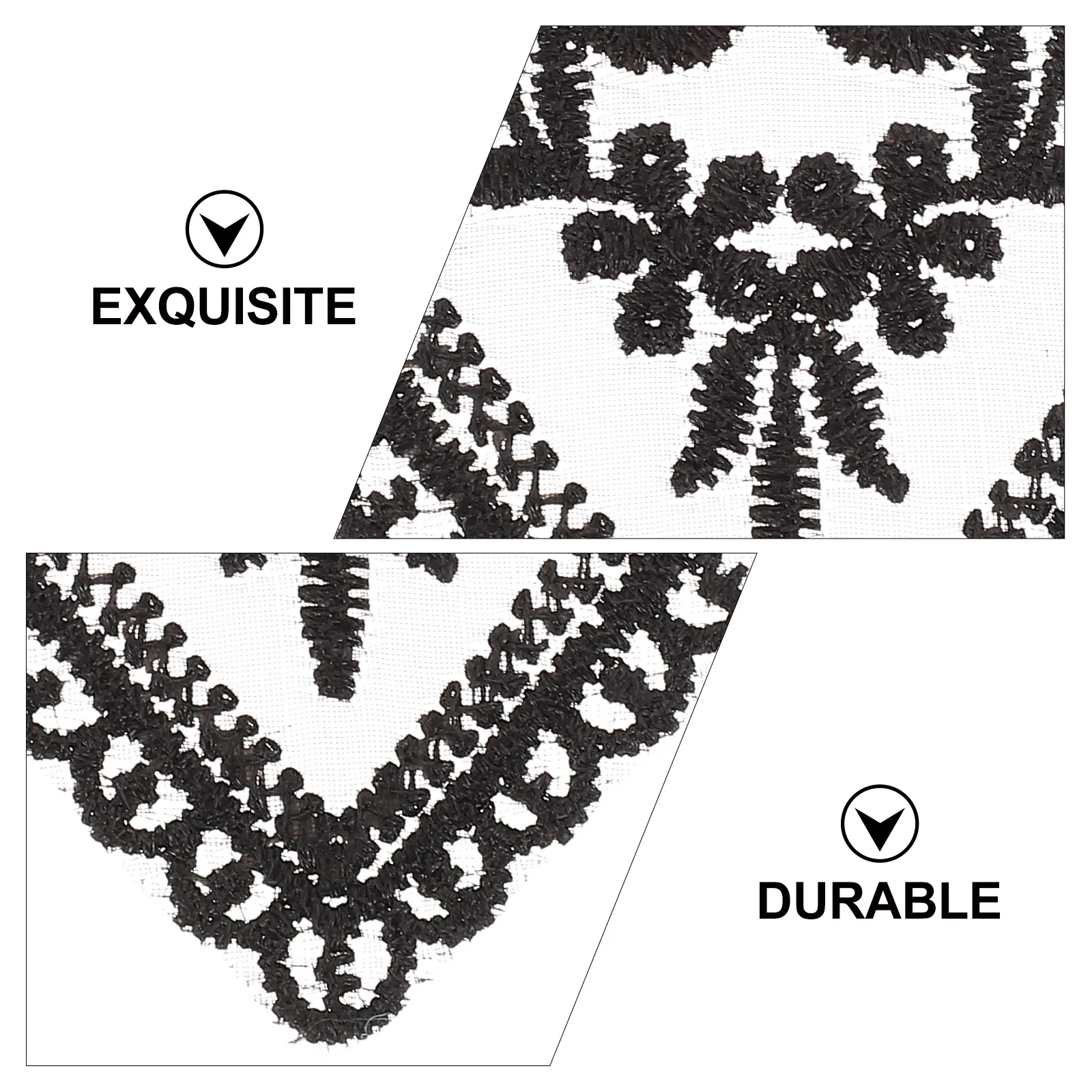 

10pcs Lace Embroidered Heart Shape DIY Patches for Clothing Bags Shoes Repair Sewing Accessories Elastic B