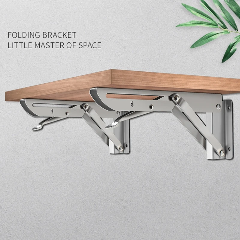 Stainless Steel Folding Shelf Bracket for Triangle K-shaped Spring Bracket House