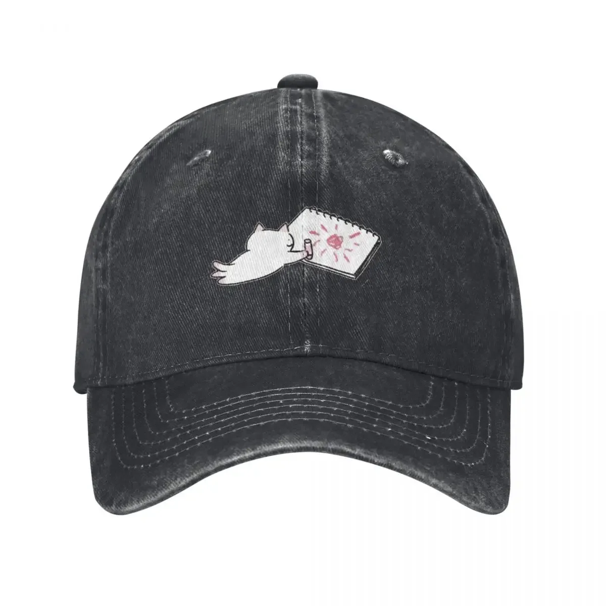 Doodle [Fushigi Neko no Kyuu-chan] Baseball Cap hard hat Fishing cap Men's Baseball Women's