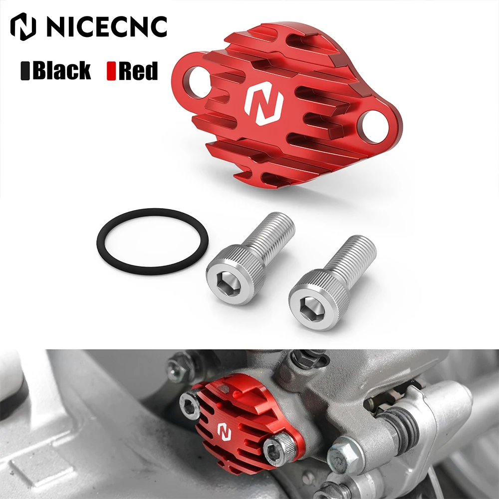 NICECNC TRX450R Parking Brake Blockoff Plate For Honda TRX450R TRX450ER ATV TRX 300EX 400EX 400X Aluminum 43360-HN1-A41