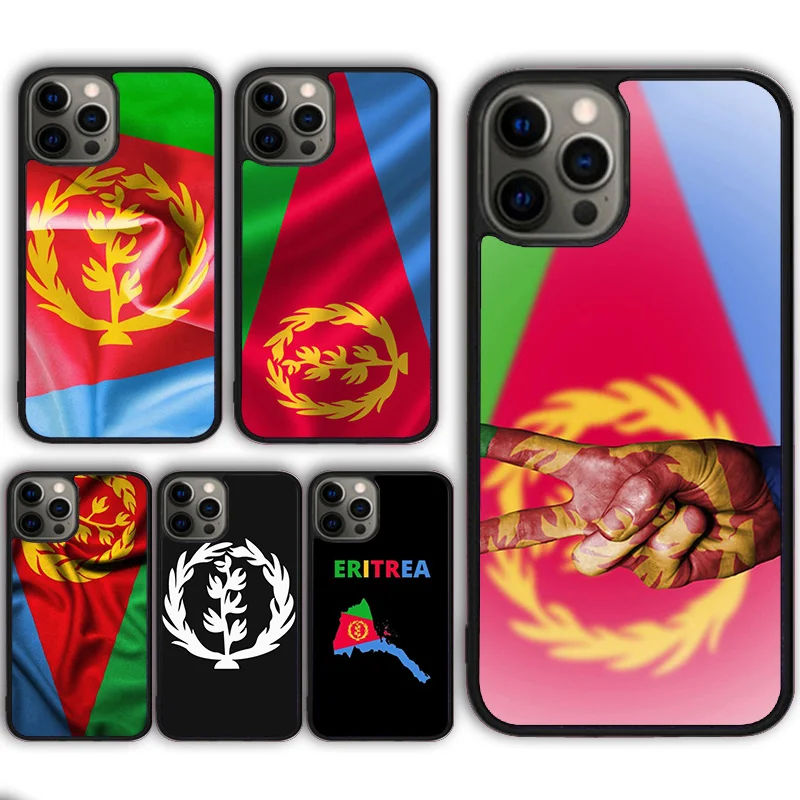 Eritrean Flag Phone Case For iPhone 14 15 16 13 12 Mini Max Cover For Apple iPhone 11 Pro Max 6 8 7 Plus SE2020 Coque