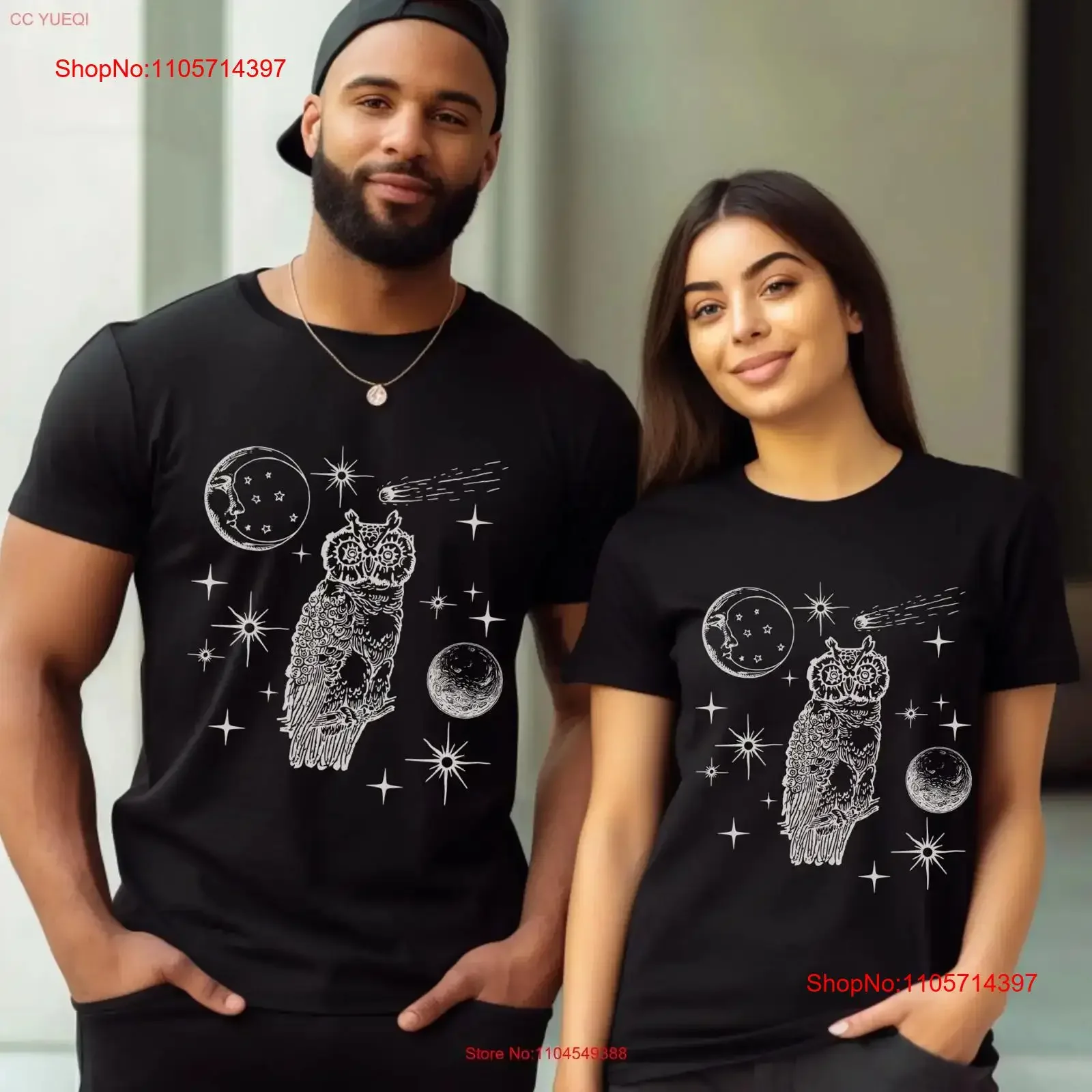 Halloween owl T Shirt vintage retro tee fall season mystical Wiccan aesthetic vintage Washed Unisex Soft designer clothes homme