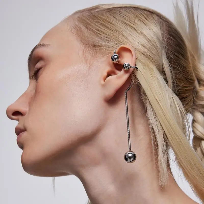 Punk Ear Clip Earless Piercing Earring for Women Men Unisex Jewelry Accessories Party Gifts