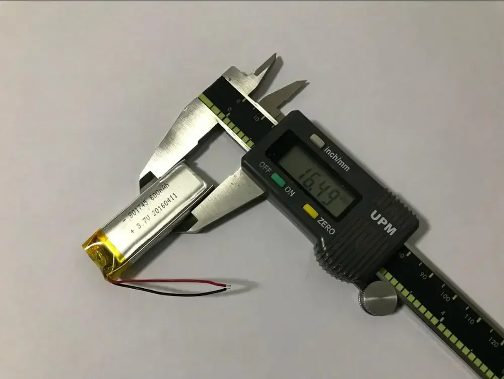 새로운 전체 용량 3.7V 폴리머 리튬 배터리 801745 700MAH GPS 장치 태블릿 PC 라인