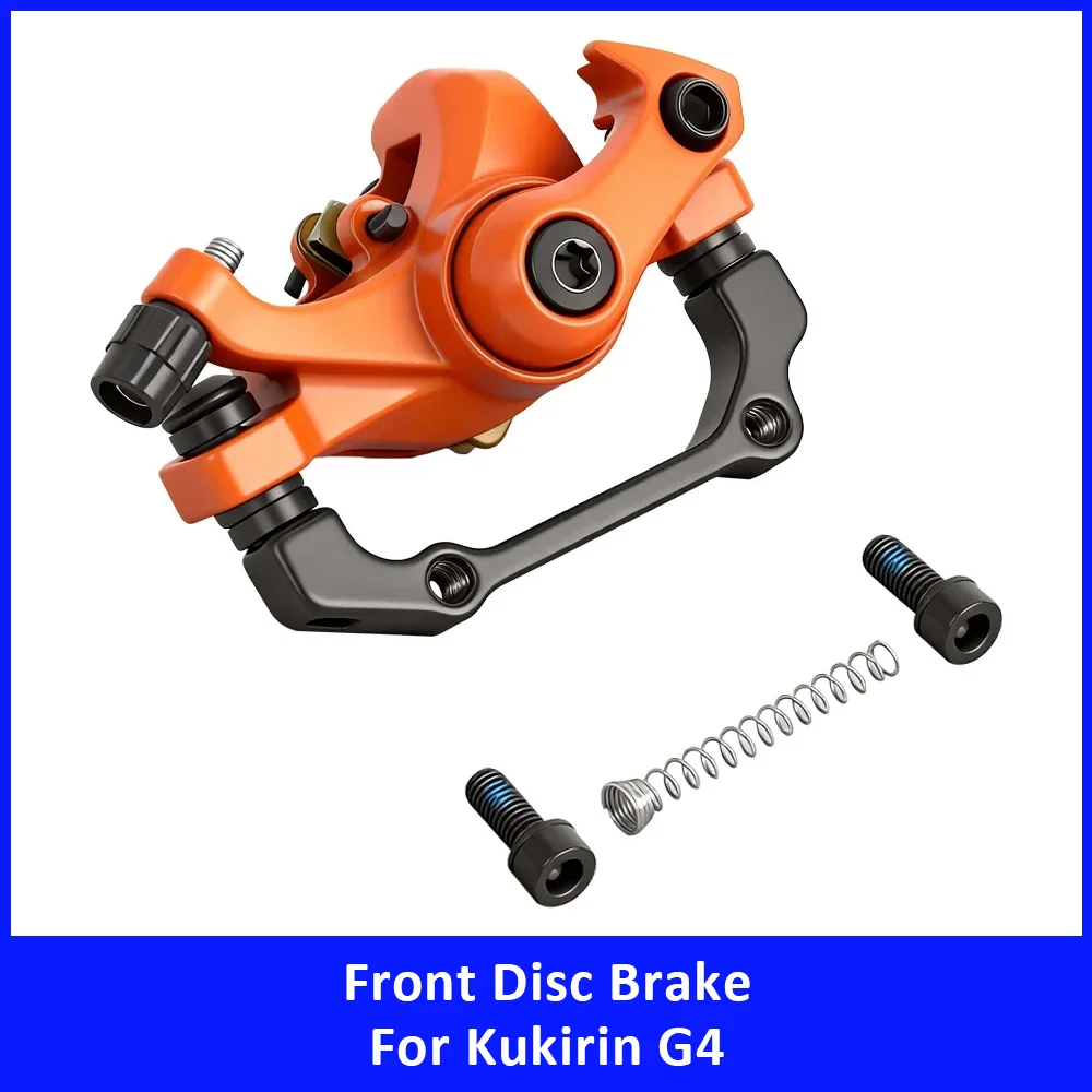 

Aluminum Alloy Front Disc Brake for Kugoo Kukirin G4 Electric Scooter Accessories Durable Stable Brake Caliper Replacement Parts