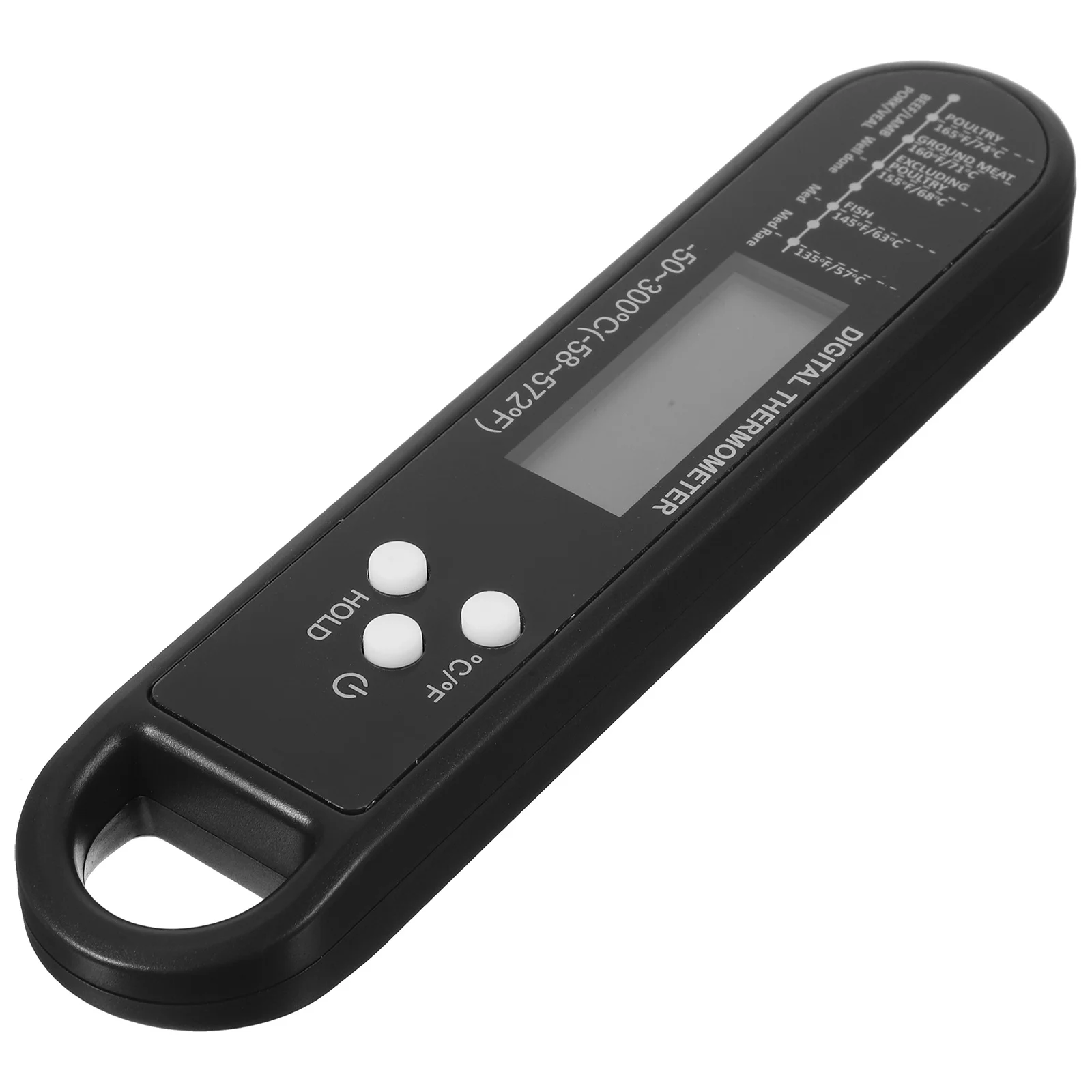 Termometro digitale per carne Termometro pieghevole per barbecue da cucina in acciaio inossidabile Sonda per carne per barbecue Sonda per cottura Friggitrice ad aria