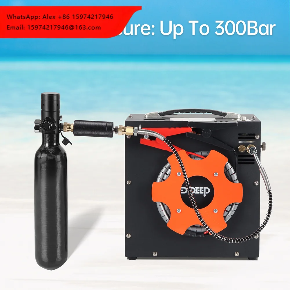 DIDEEP High Pressure PCP Diving Tank Cylinder Car Portable Electric Air Pump Compressor