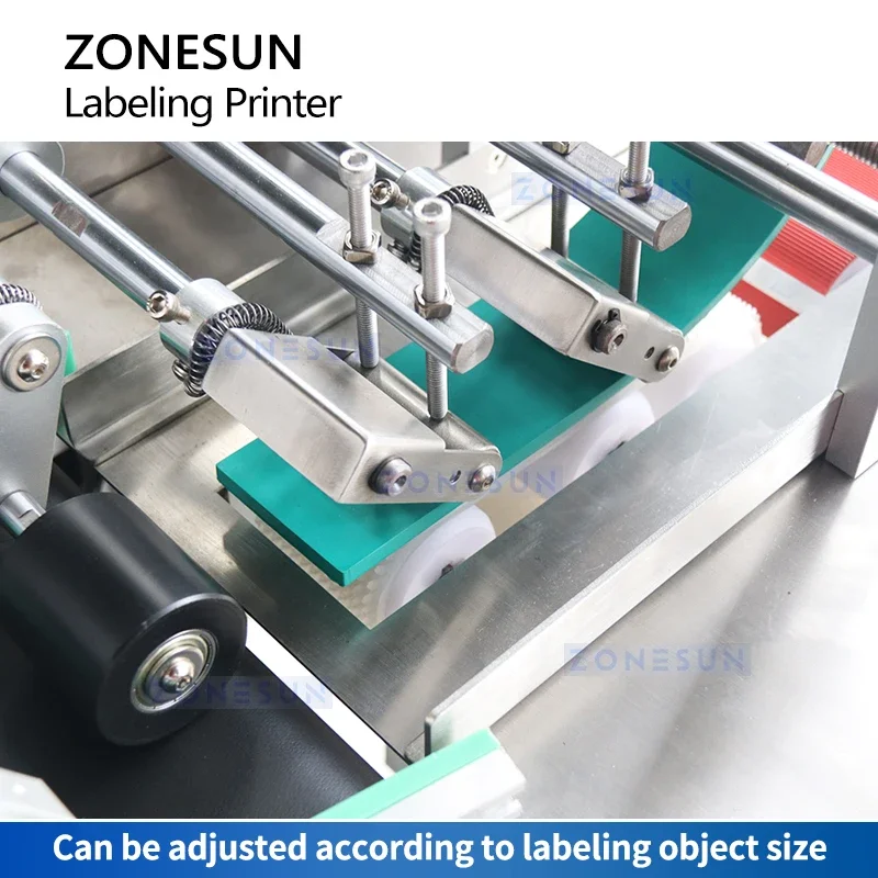 ZONESUN Automatic Flat Surface Labeling Machine with Thermo Printer Production Date Serial Number Printing ZS-TB160PO