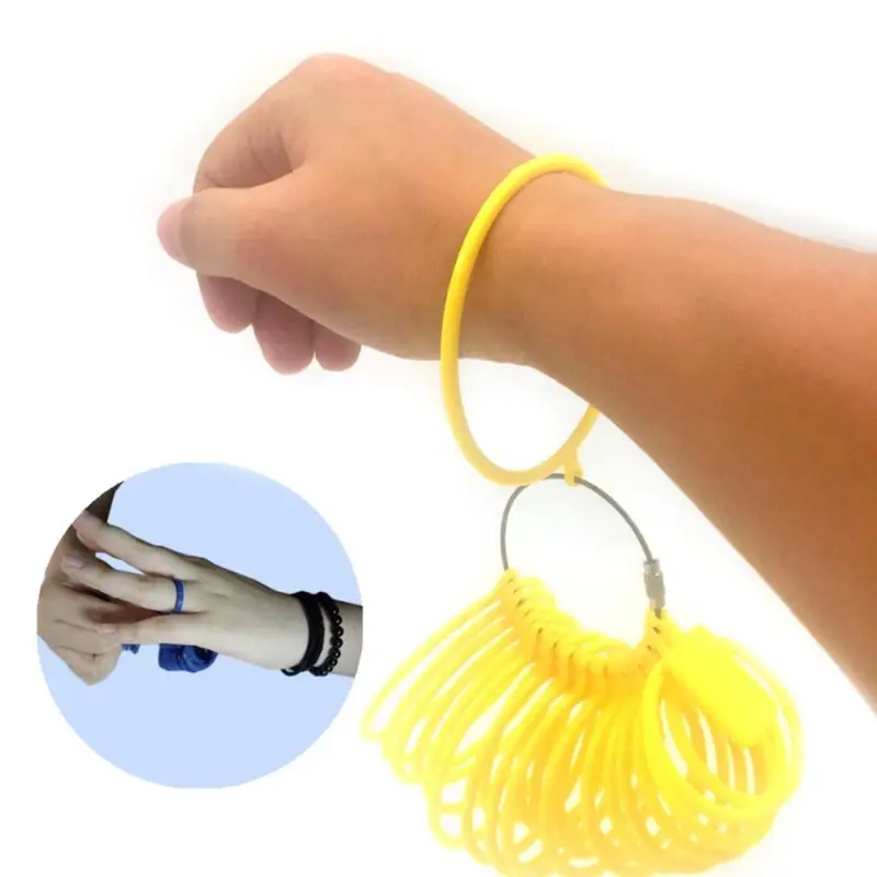 Measurement Tool Bracelet Measuring Sizer, Bangle Sizer, Plastic Bracelet Jewelry Making Professional Watchmakers Tools