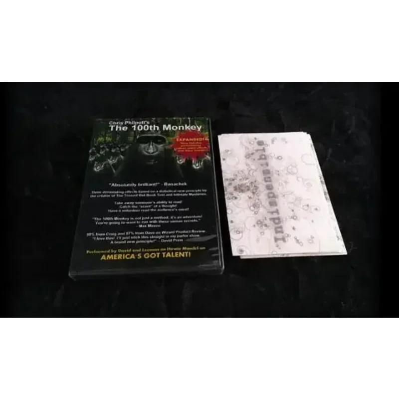 Hundredth Monkey by Chris Philpott (DVD+Gimmick) - خدع سحرية Mentalism الدعائم السحرية أوهام عن قرب المرحلة الساحر عن قرب