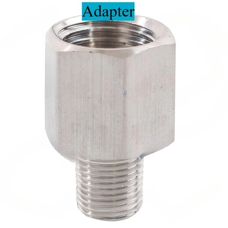 10 قطعة الضغط 304 الفولاذ المقاوم للصدأ لولبة داخلية وخارجية محول M5 M6 M8 M10 * 1 M12 M14 M20 لولبة داخلية 3/8 بوصة