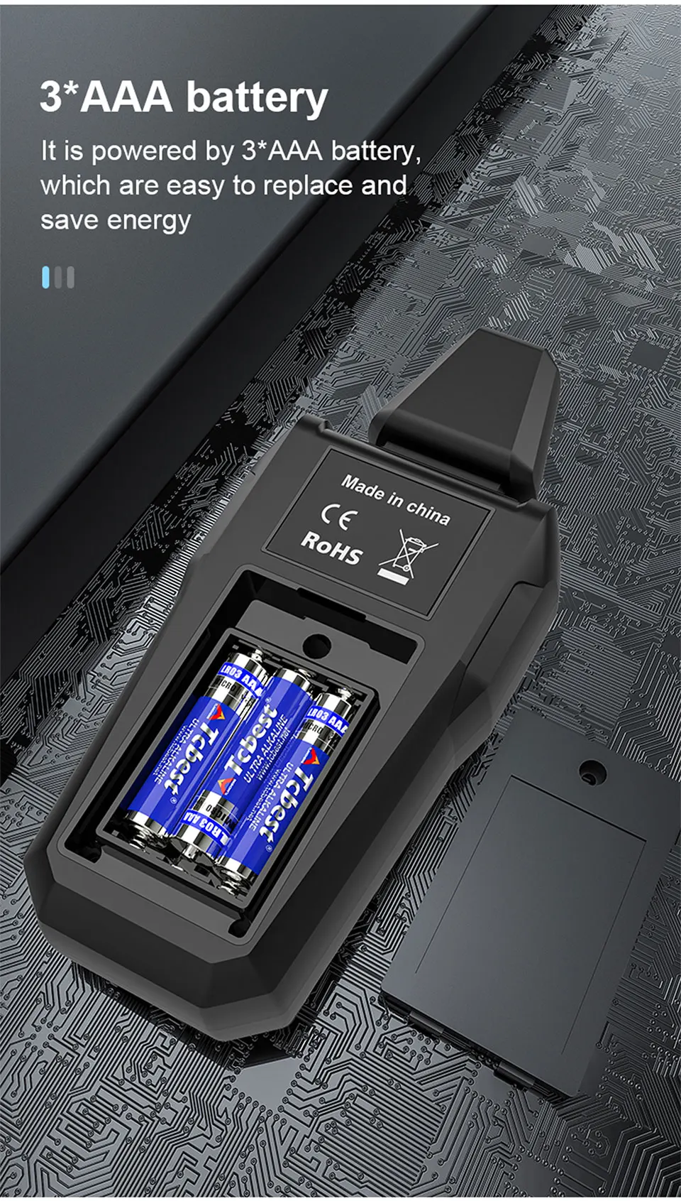 EMF01 Detektor für elektromagnetische Strahlung, hochpräzises EMF-Messgerät, Messgerät für elektromagnetische Wellenstrahlung im Haushalt – Detail 14
