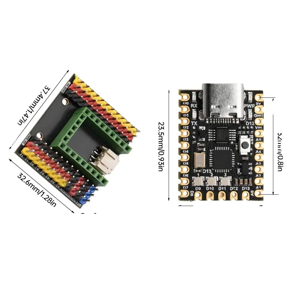 NANO -V3  SuperMini Type-C development board atmega-328p chip Ch340 serial port  USB 5V/DC6~12V PH2.0