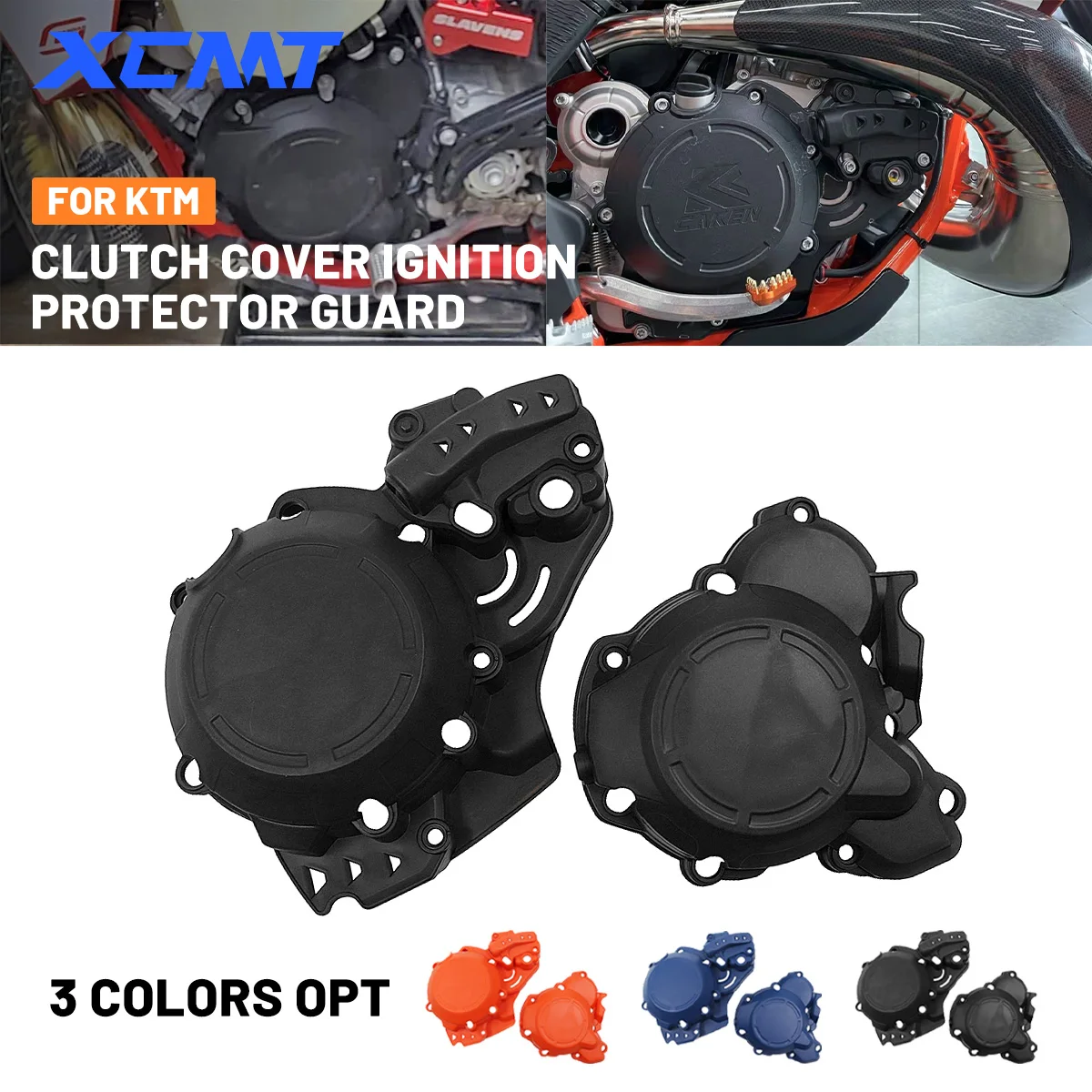 

Lgnition Clutch Cover Guard Protector Kit For KTM SX XC EXC XC-W TPI 250 300 Husqvarna TC TE TX GAS GAS EX EC MC 2017-2022 2023