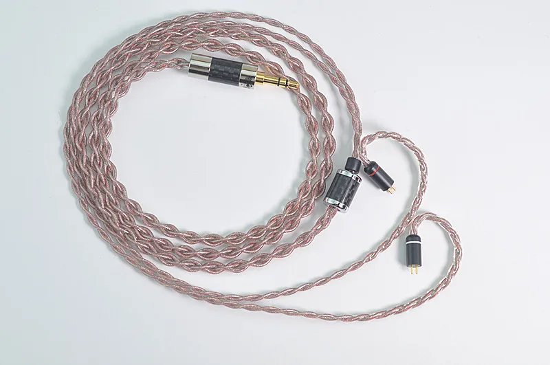 

4-core litz 7N single crystal copper silver mixed balanced upgrade cable mmcx 0.78 ie900 ie40pro qdc ipx SRH1840 headphone cable