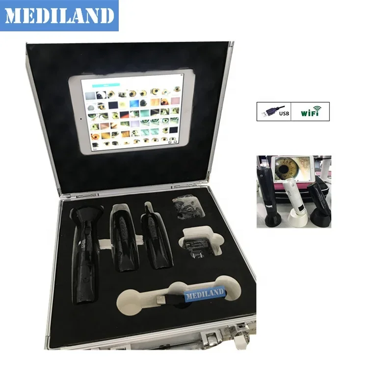 New Arrival  wi-fi USB dual mode Microscope Digital ENT Diagnostic SET ML-406 wifi dermatoscope wifi iridoscope wifi otoscope