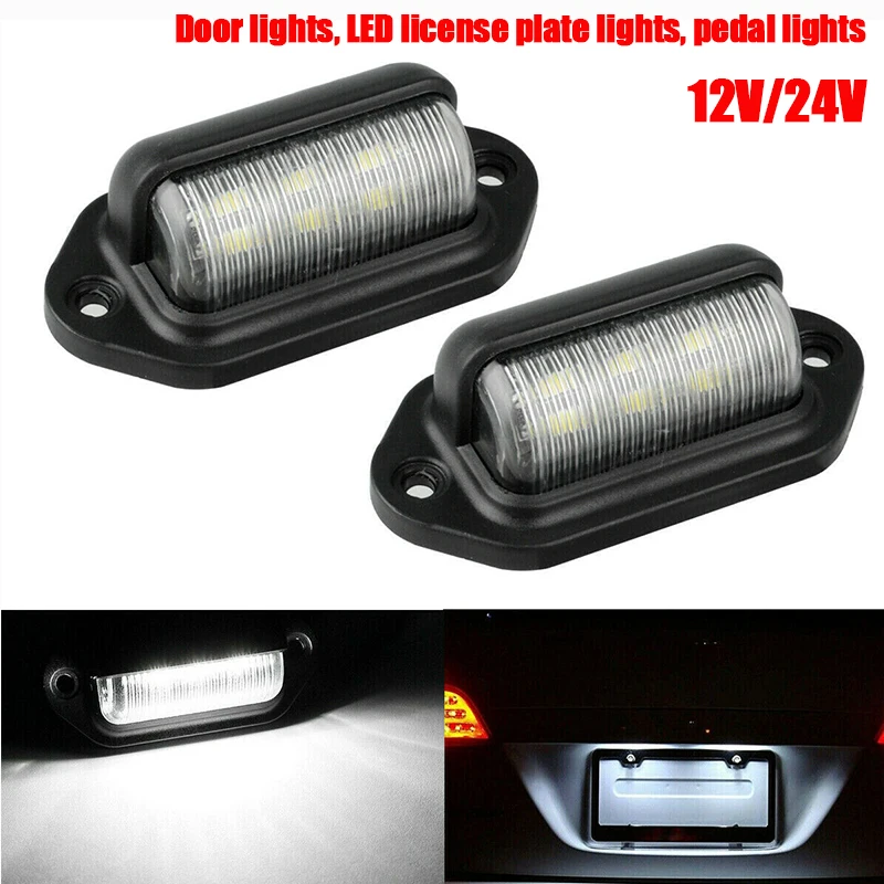 

6 LED License Plate Lights, Concierge Dome/Side Lights, 12-24V, Car, Truck, SUV, RV trailer, Bread, Boat, Trailer, Van accessori