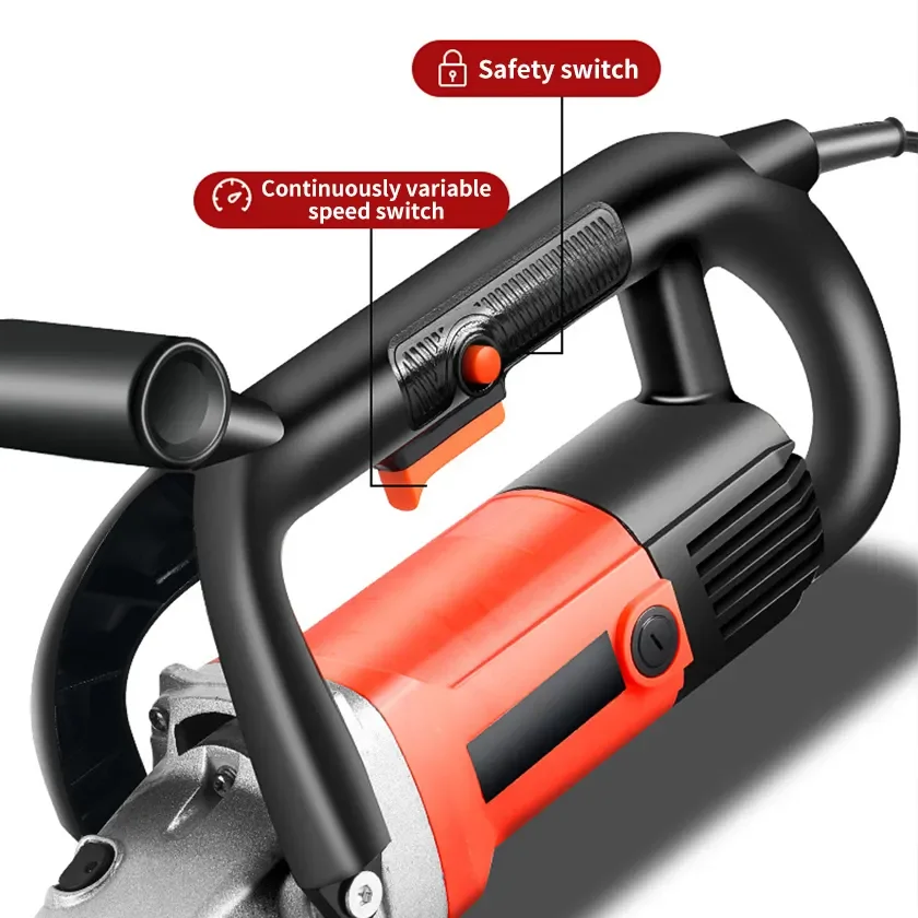 Concrete Grinding Disc 150 MM Belt Sander Machine for Metal Handheld Electric Wall Concrete Floor Grinder Machine