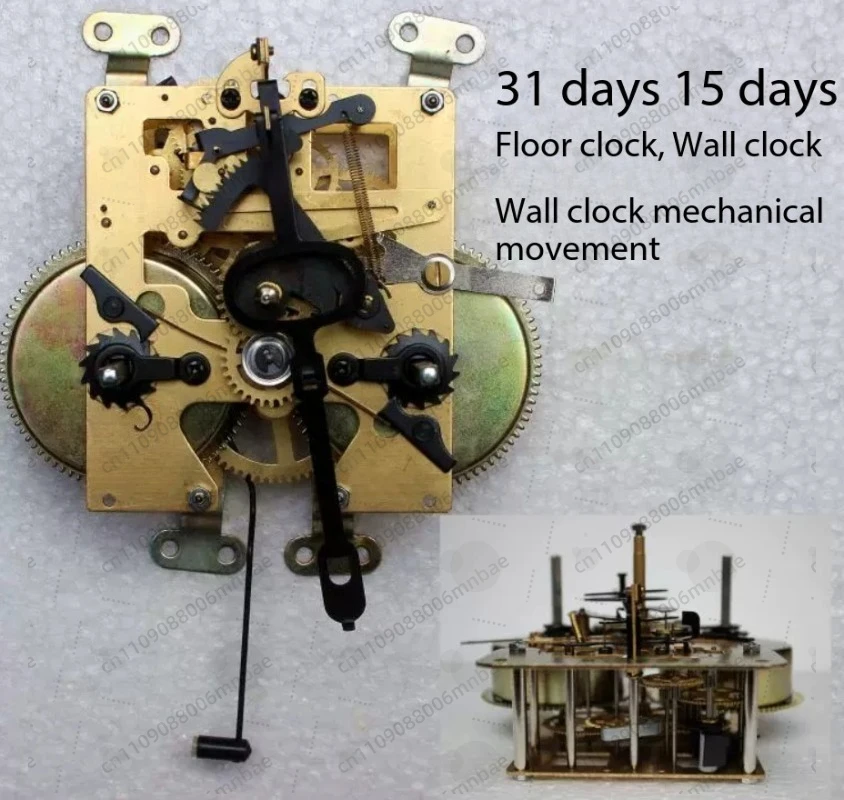 Old-fashioned Movement Wall Clock Accessories Mechanical Clock Repair Clockwork Clock Movement Travel Time Assembly