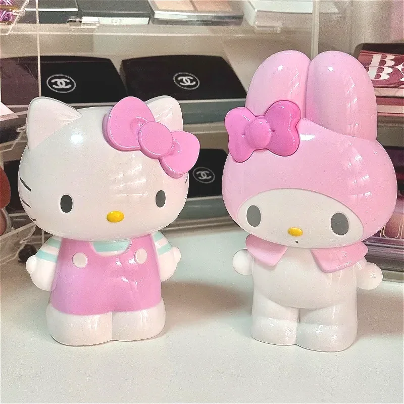 Sanrio Kawaii Character Kuromi Hellokitty My Melody Cinnamoroll Series Pen Holder Stationery Accessories Storage Ornaments Gift