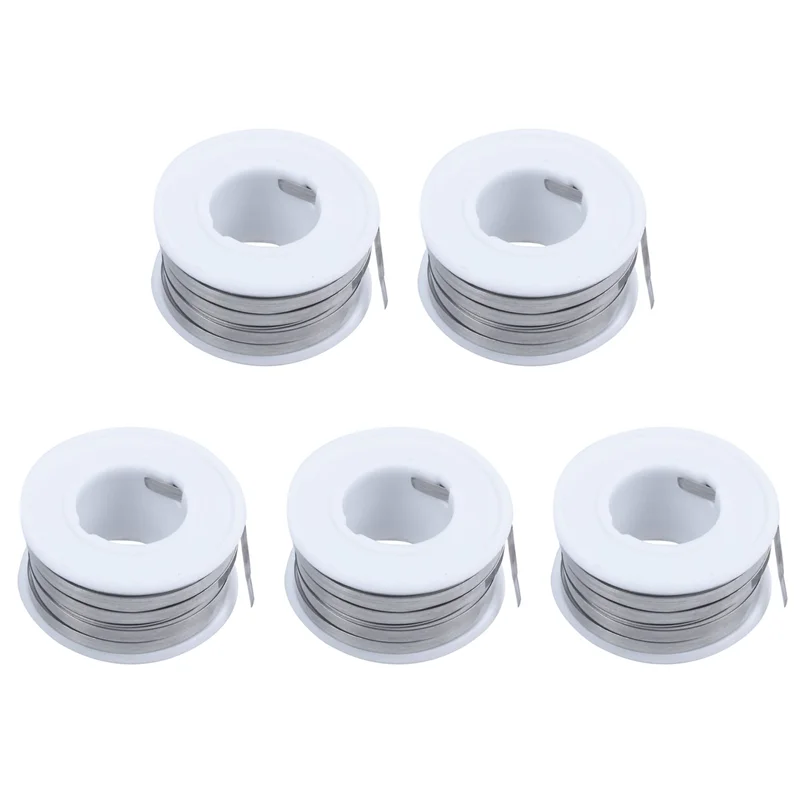 

A02M-5Pcs 7.5M 24.6Ft 0.2X3mm Nichrome Flat Heater Wire For Heating Elements