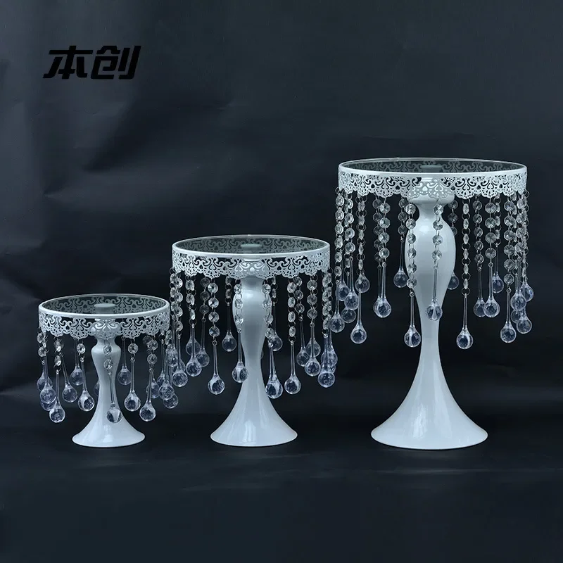 Dessert Table Cake Rack Restaurant Dim Sum Plate Display Stand Hotel Fruit Decoration Tray Tabletop Serving Platter for Party