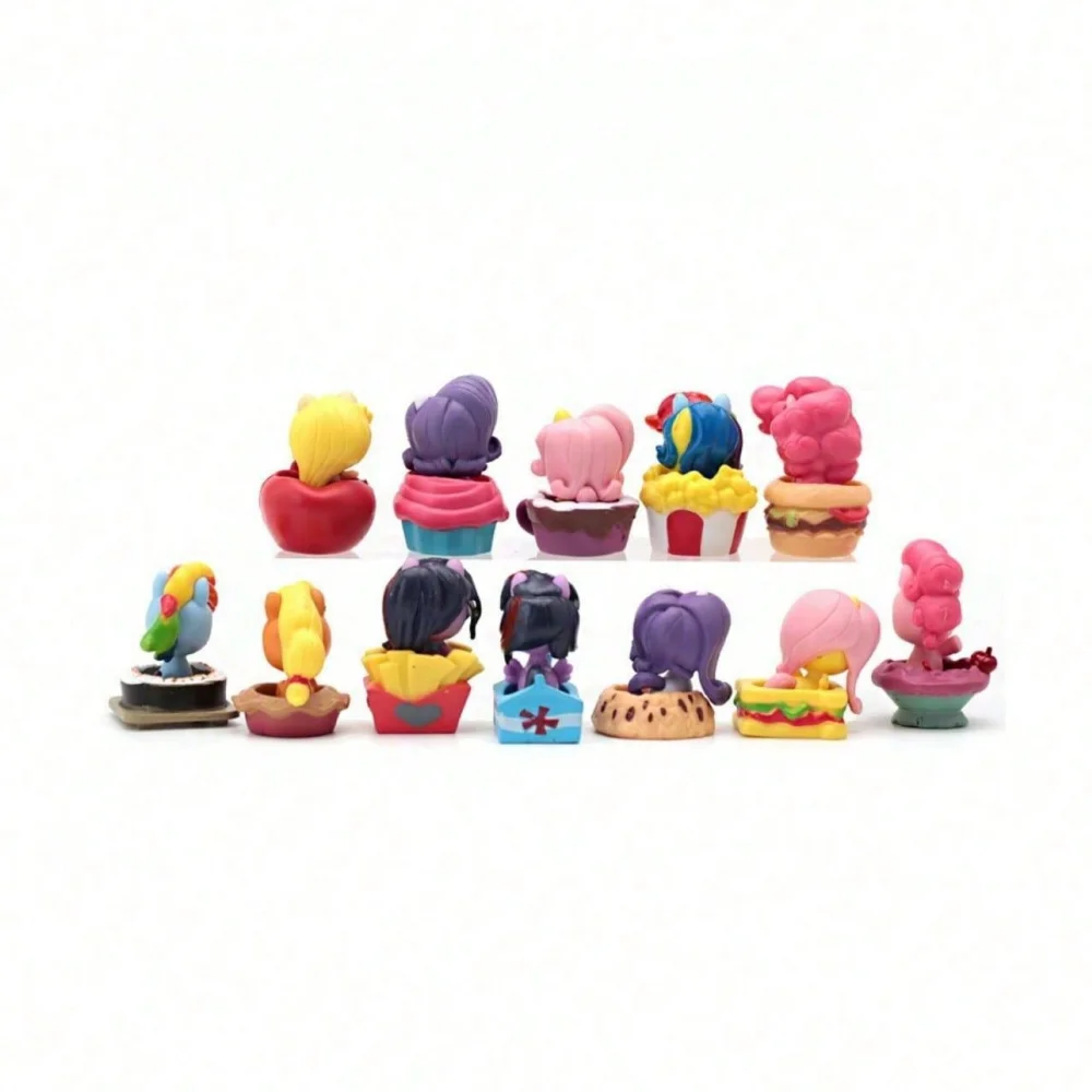 6/12pcs Dim Sum Series Dolls, Cute Anime Style Desktop Figurines. Perfect Home Decor & Office Decor. Ideal for Birthday Party view 5
