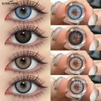 EYESHARE Color Contact Lenses Latest Model Big Eyes Black Color Lenses Blue Glasses Lenses Brown Natural Color Lenses 1 Pair