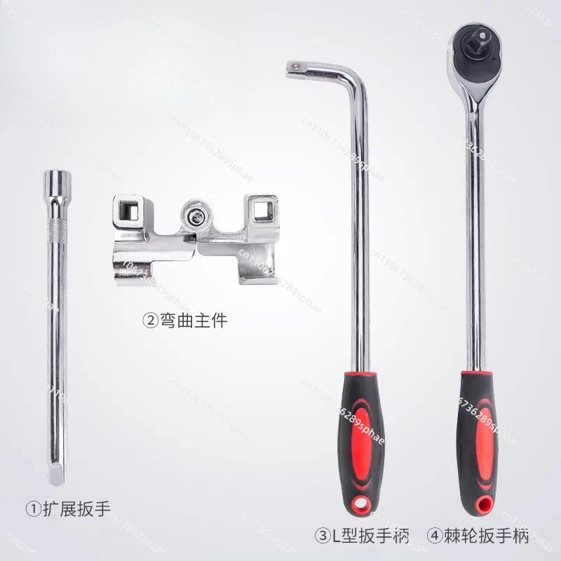 35-185 Square Cable Bending Tool CCD Manual 10KV Cable Bender Portable Ratchet Wrench Under Ground Wire Bender Hand Tool Set