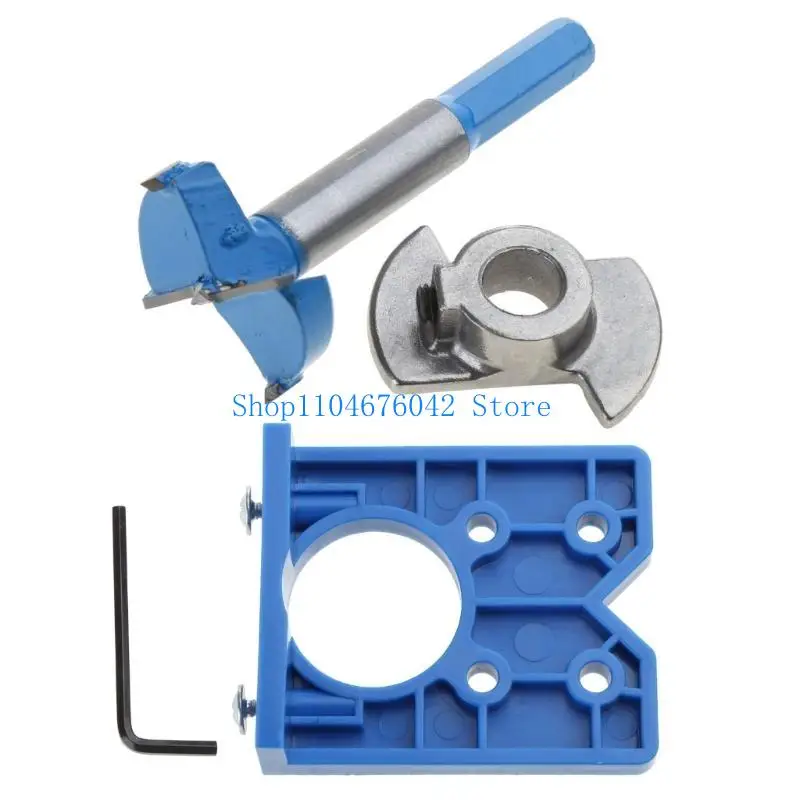 캐비닛 목재 프로세스 DIY 도구용 5asd Forstner 드릴 가이드 35mm 힌지 드릴링 지그