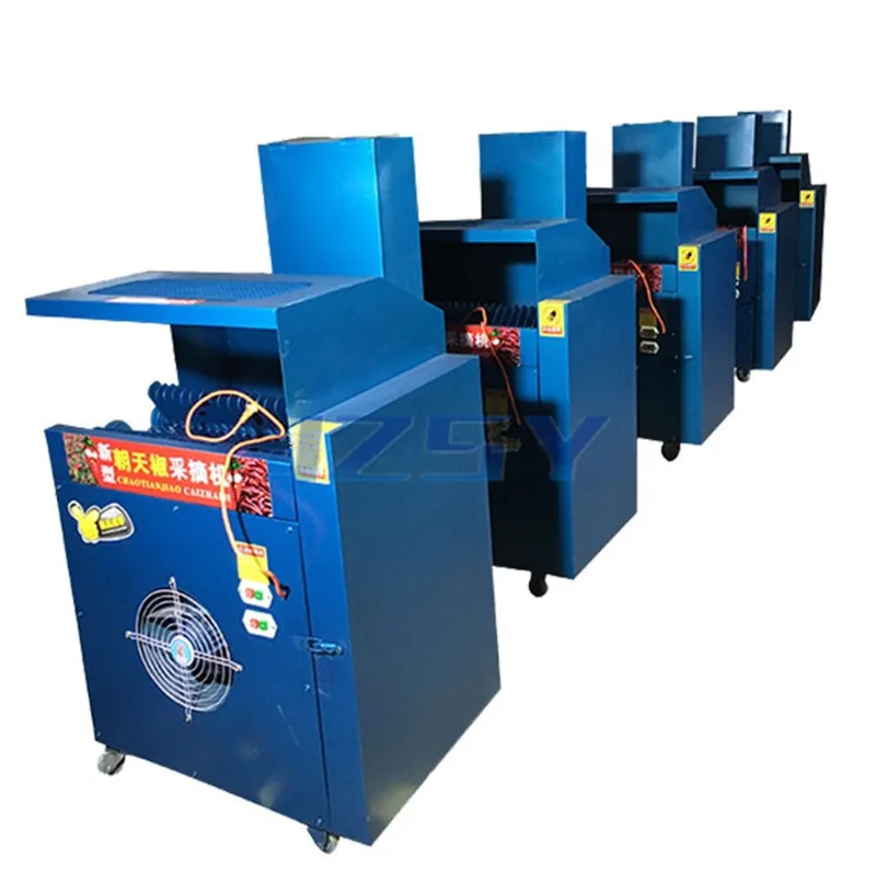 آلة حصاد الفلفل الحار التجارية شبه الأوتوماتيكية آلة قطف الفلفل الحار الطازج عالية الجودة