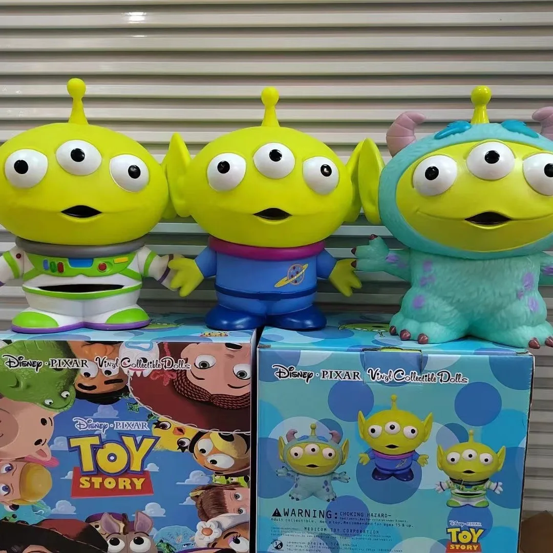 Figura de Anime Toy Story Alien Buzz Lightyear, hucha de dibujos animados creativa, modelo de figura, adorno de escritorio, regalo