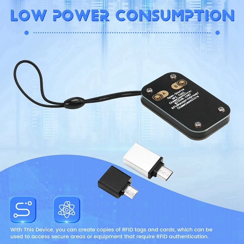 Chameleon Ultra Contactless Smart Card Emulator RFID Smart Chip Reader+CUID/8268 Keychain 125Khz 13.56Mhz Badge Decode-ABAM