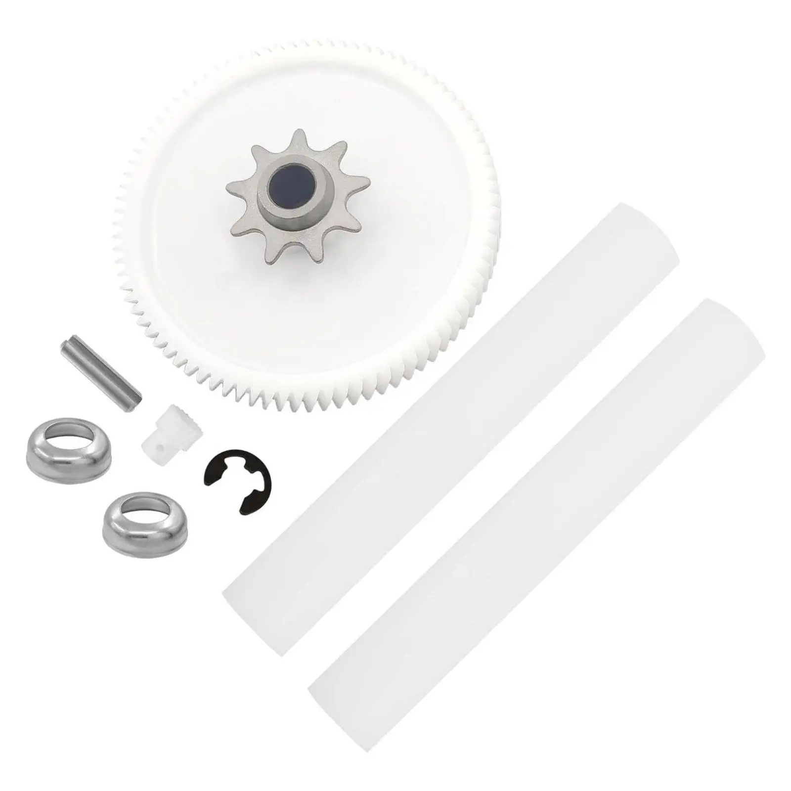 Appliance Drive Gear Replacement Set for Trash Compactor with Washers Shafts and Retainers