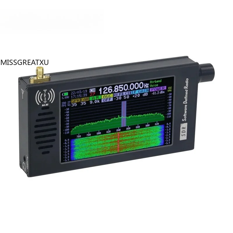 DSP-01 4.3 Inch IPS Screen Spectrum Waterfall Display Built-in Battery For HAM Aviation Shortwave Radio