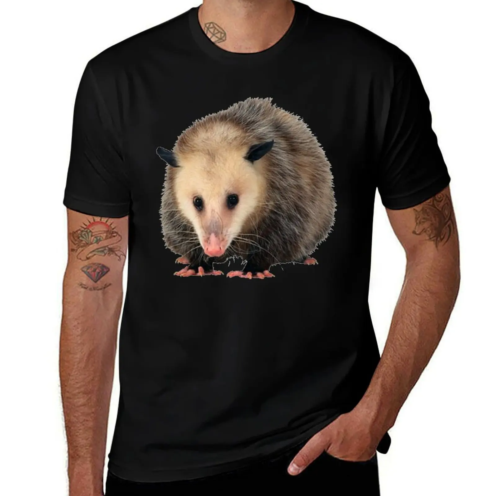 Possum T-Shirt Breathable Lightweight Summer Top T-Shirt