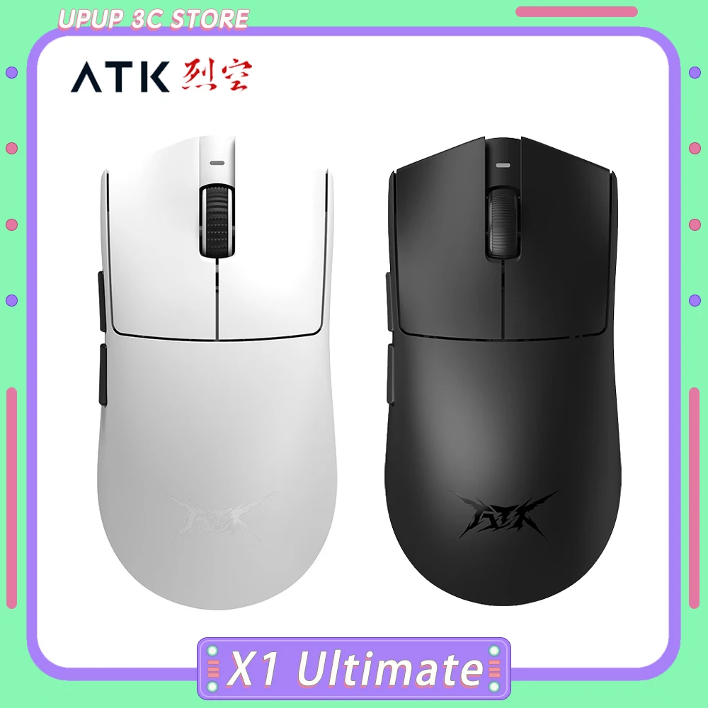 ATK Blazing Sky X1 Ultimate Mouse PAW3950Ultra 8K Wireless Gaming Mouse Dual Mode Lightweight Custom Mice PC Gamer Accessories