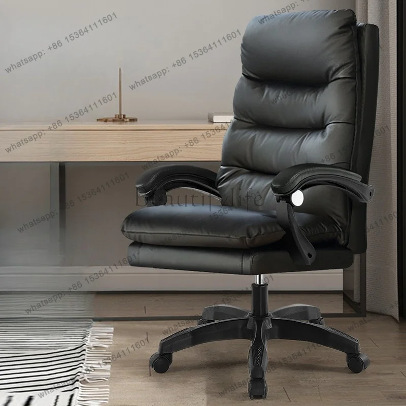 LSComputer Living Room Office Chairs Handrail Meeting Clerk Work Esports Office Chairs Luxury Minimalist Furniture Silla Lsdny