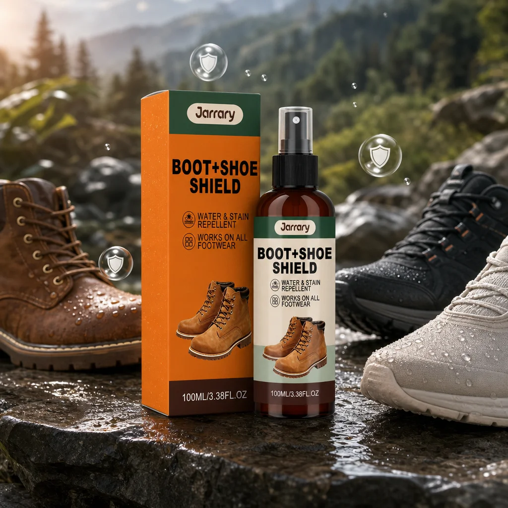 Shoe Protector Spray Nano Coating Waterproofing for Rain Outdoor Hiking Boots Leather Fabric Stain Repellent 100ml Durable